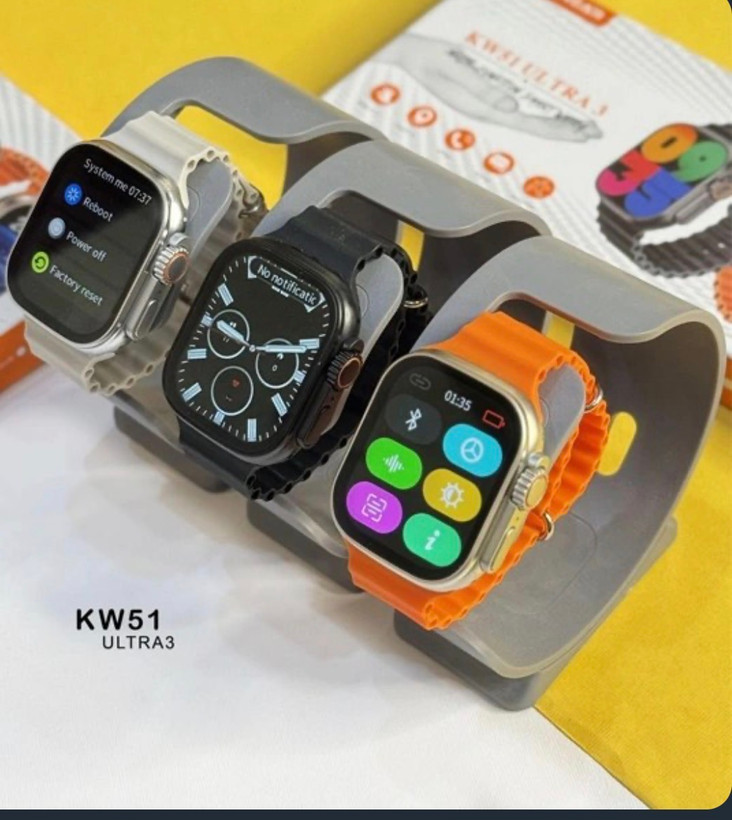 ساعت هوشمند kw51 ultra 3 سایز۴۹