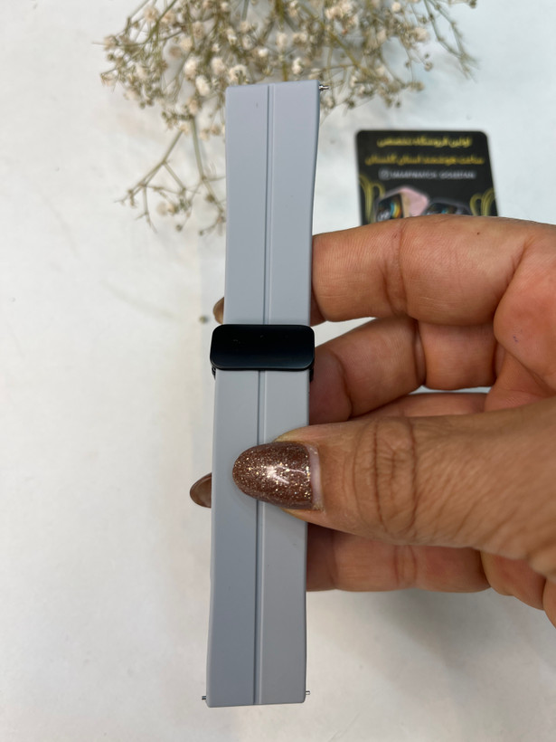 بند سیلیکونی با قفل مگنتی مدل مجیک مناسب ساعت هوشمندxiaomi watch 5active