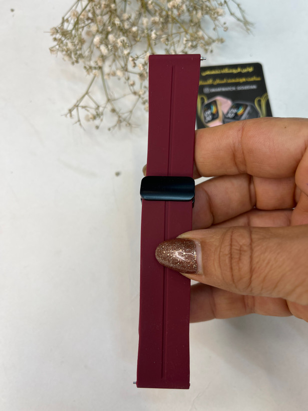 بند سیلیکونی با قفل مگنتی مدل مجیک مناسب ساعت هوشمندxiaomi watch 5active